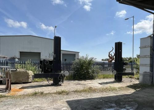 Dismantling our demonstration wire saw